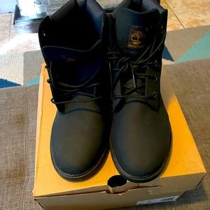 Mens Timberland Black Construction Boots